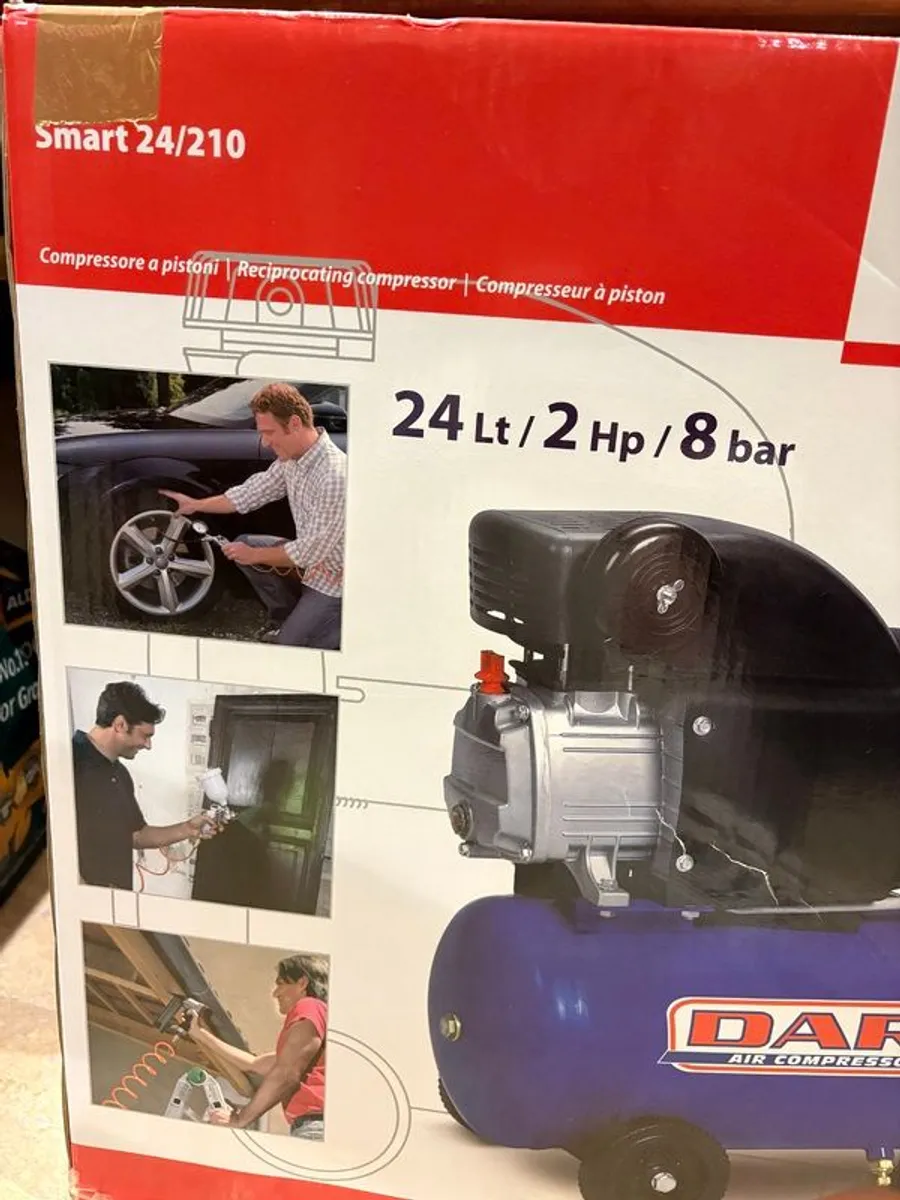 Dari air Compressor and assesories, brand new in box - Image 4