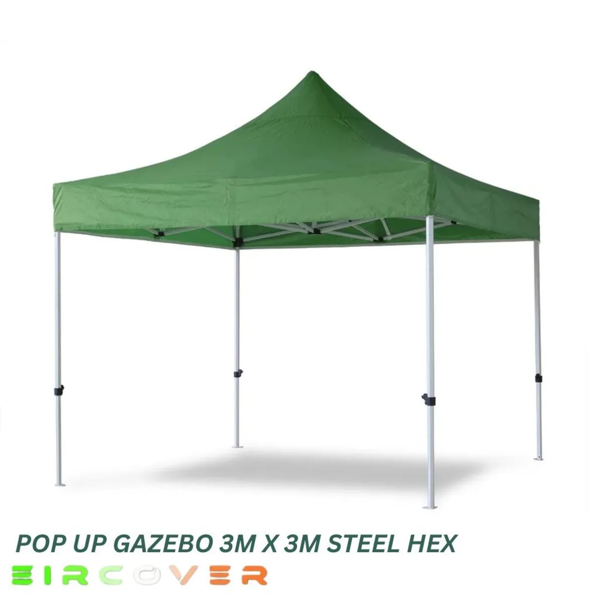 Heavy Duty Pop Up Gazebo Steel 40mm Hex 3m x 3m - Image 4
