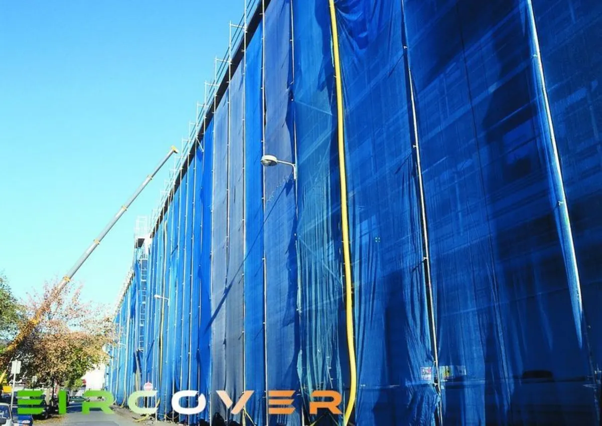 Windbreaker netting  Economy 2m x 50m 50 gsm Black - Image 2