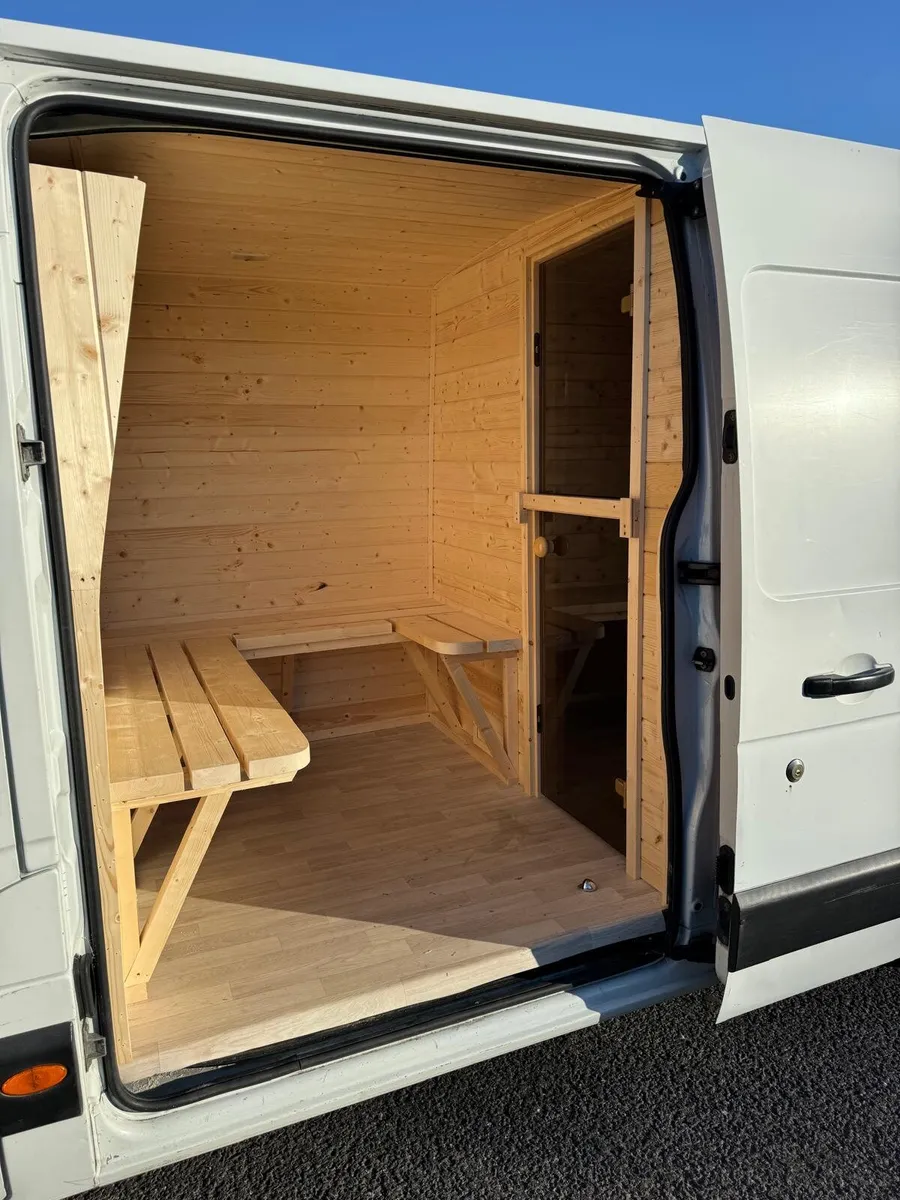 Mobile Sauna Van - Nissan NV400 - Wood Fired - Image 3