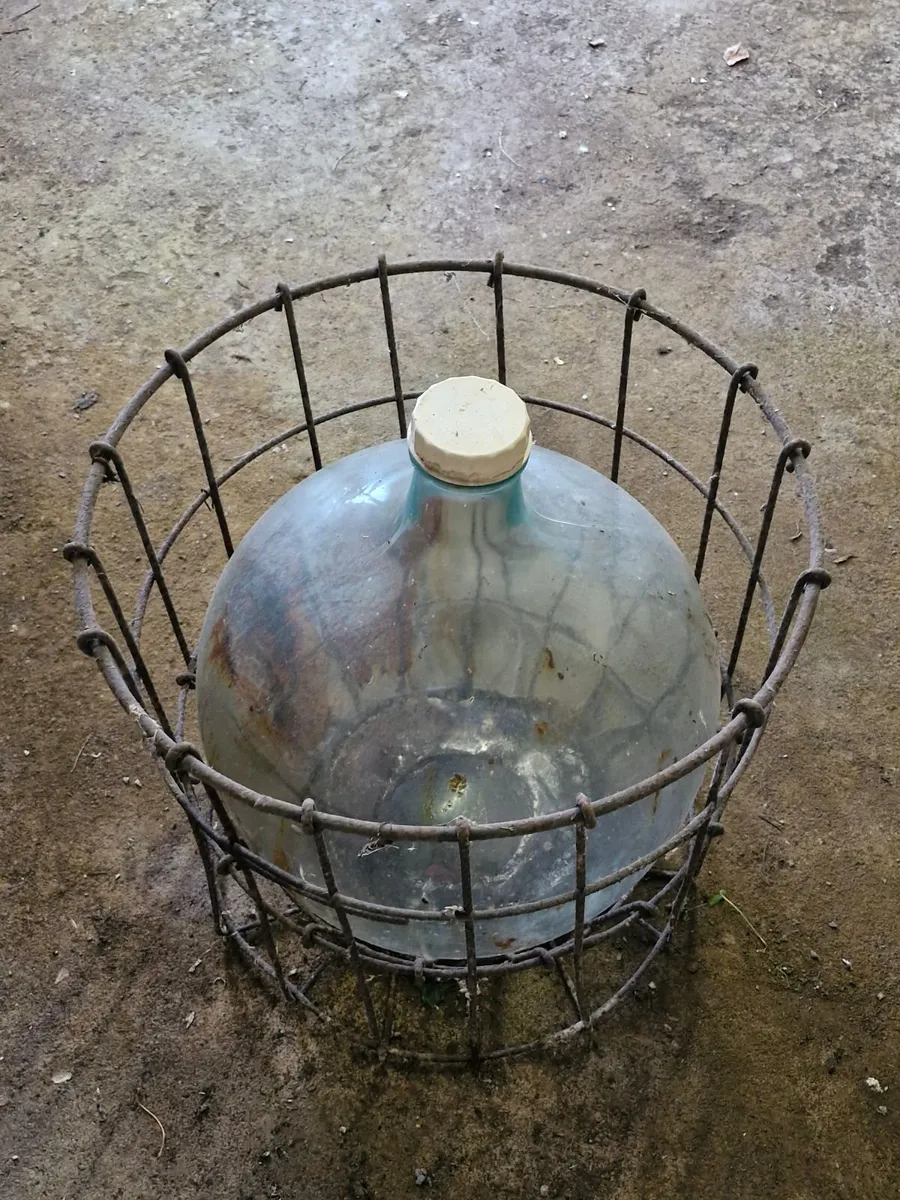 Vintage Glass Distilled Water Jar - Image 2