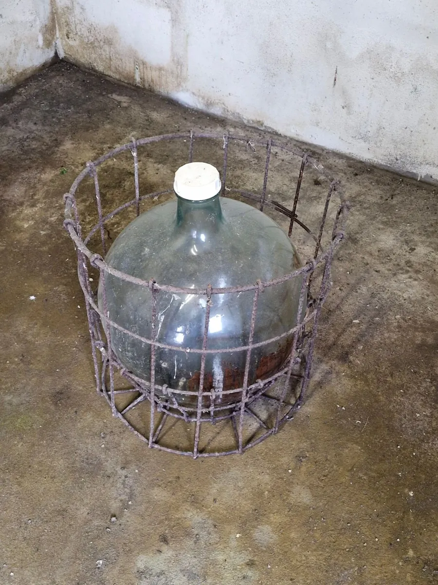 Vintage Glass Distilled Water Jar - Image 3