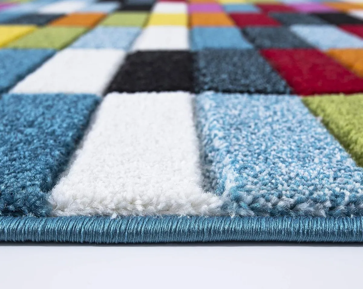 Multicoloured Large Rugs for Living Room Soft - Image 2