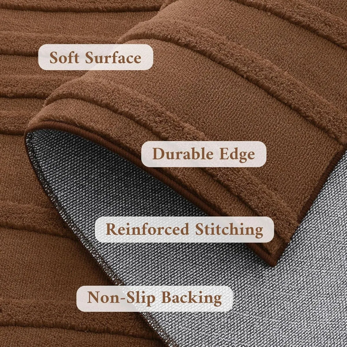 Rugs Living Room 160x220cm Soft Plush Wave - Image 3