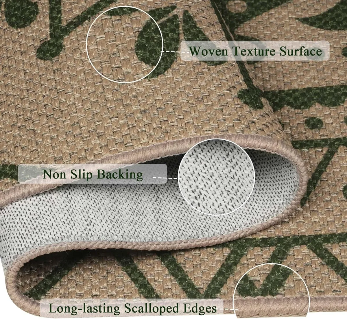 Washable Rugs for Living Room 160x230cm Mandala - Image 2