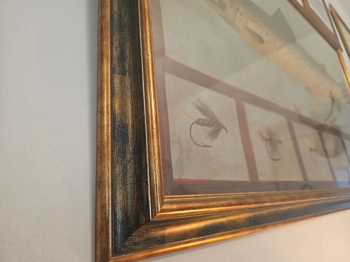 Salmon & Trout Large Art Paintings - Image 3