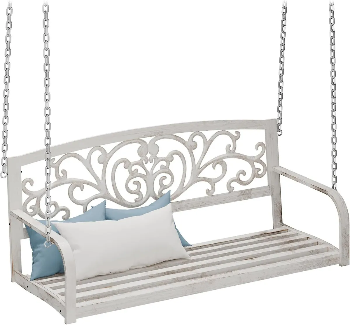 Swing Bench Suspension Hanging 2 Seater Garden - Image 1