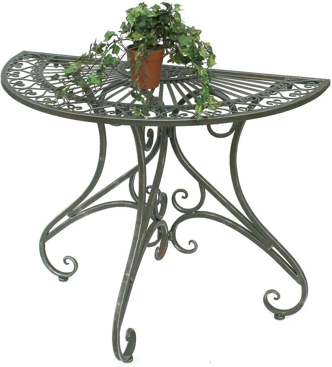 Table Semicircular wall Halbtisch Metal Coffee 90 - Image 3