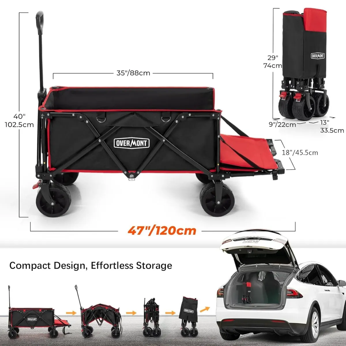 200L Festival Trolley on Wheels with Brakes - Image 2