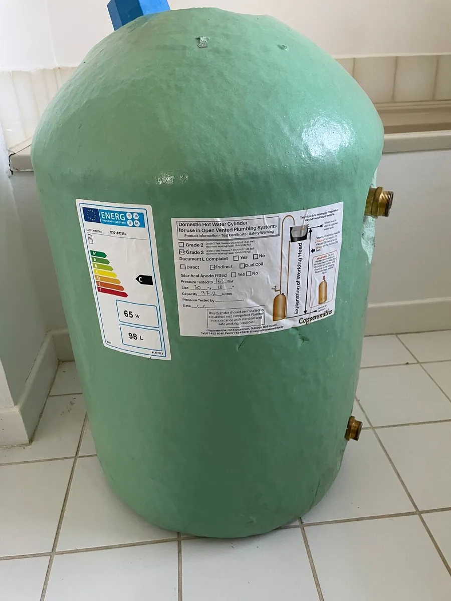 Brand new copper cylinder with immersion - Image 2