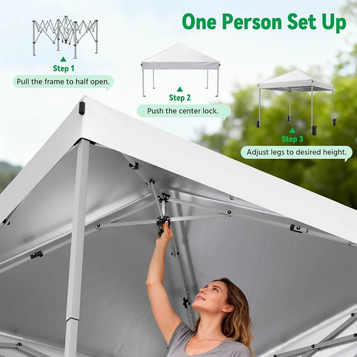 Pop Up Gazebo 3m x - Instant Setup Portable with - Image 4