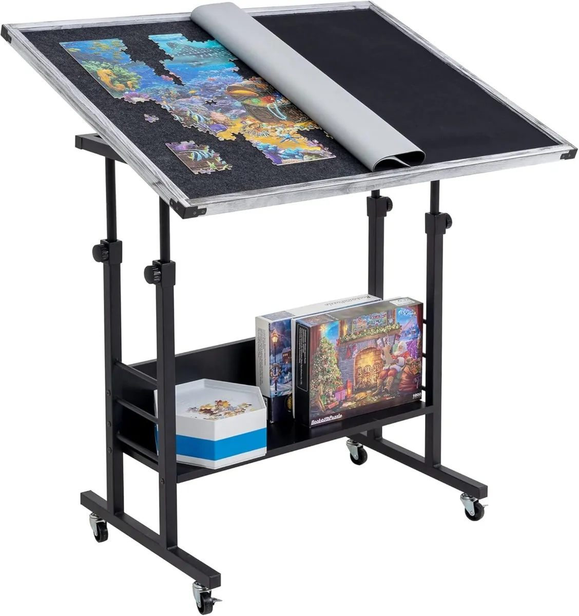Becko Jigsaw Puzzle Table Tilting with Height - Image 1