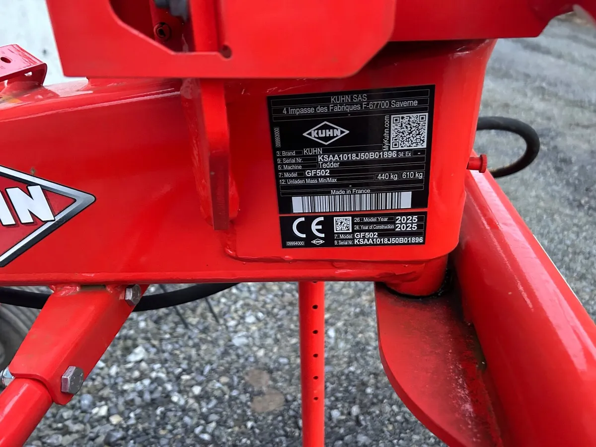 Kuhn 502 tedder - Image 2