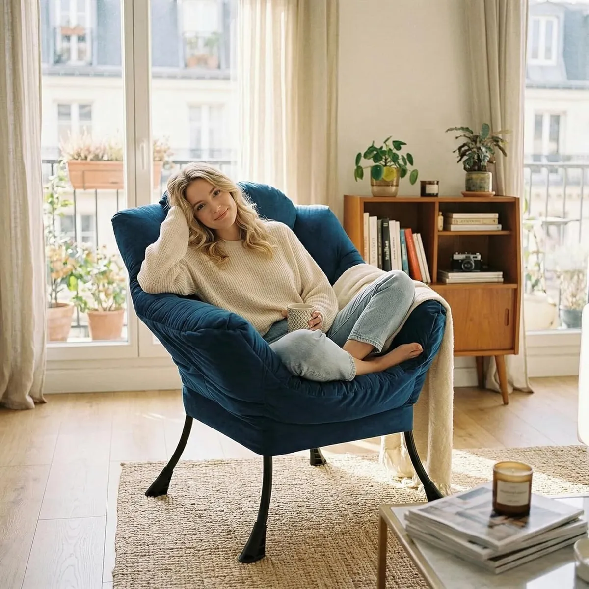 Comfy Armchair for Living Room Bedroom Reading - Image 2