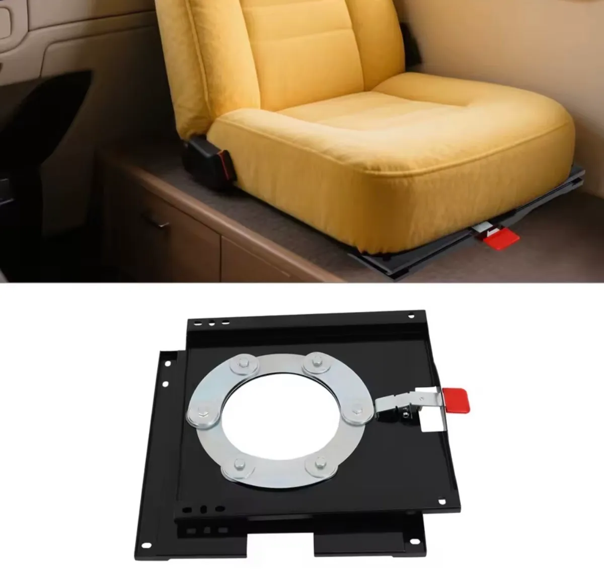Heavy Duty Steel Rotating Seat Adapter Plate - Image 2