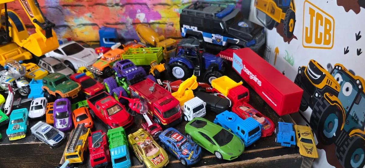 Toys car set 3 + Remote control car - Image 3