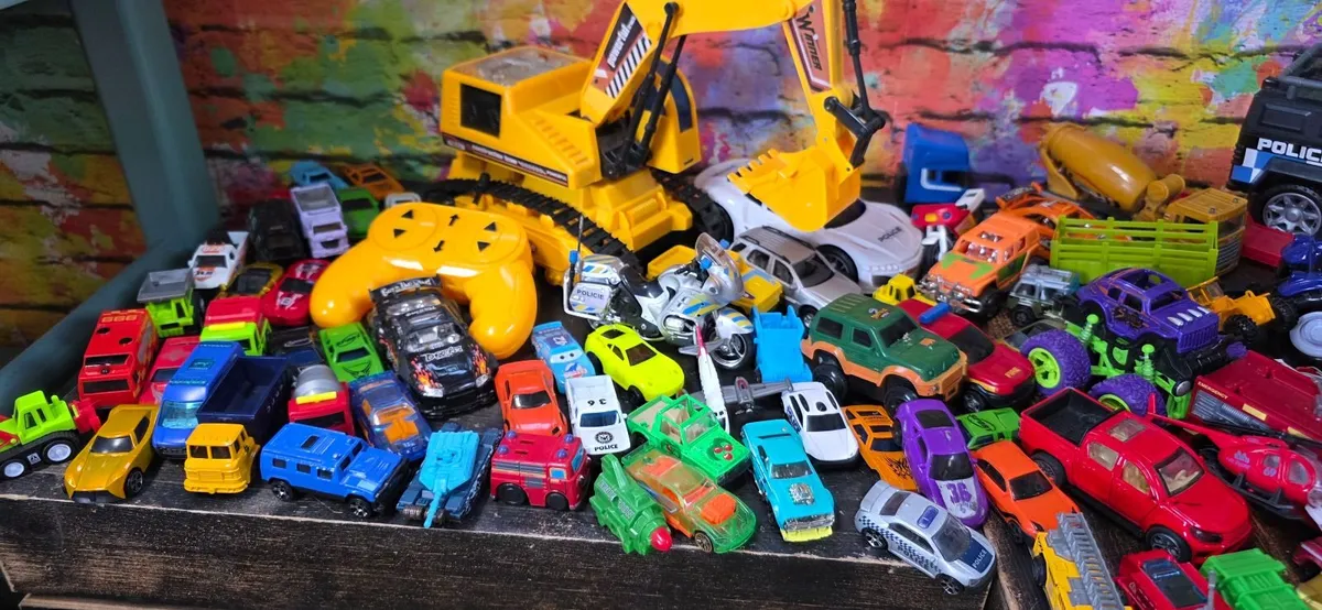 Toys car set 3 + Remote control car - Image 4