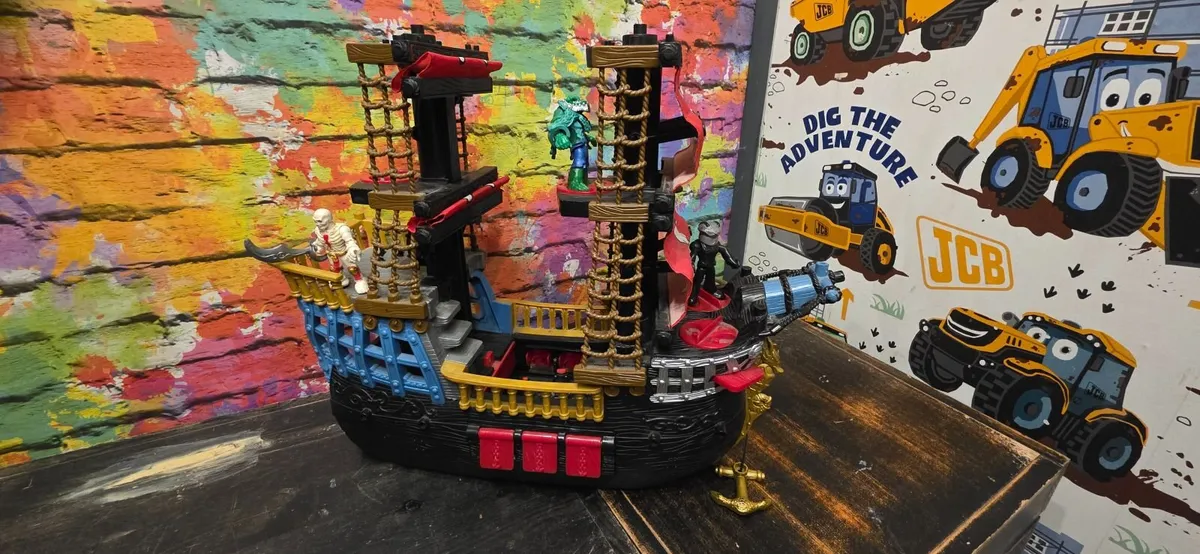 Fisher-Price Pirate ship with 3 action figures - Image 3