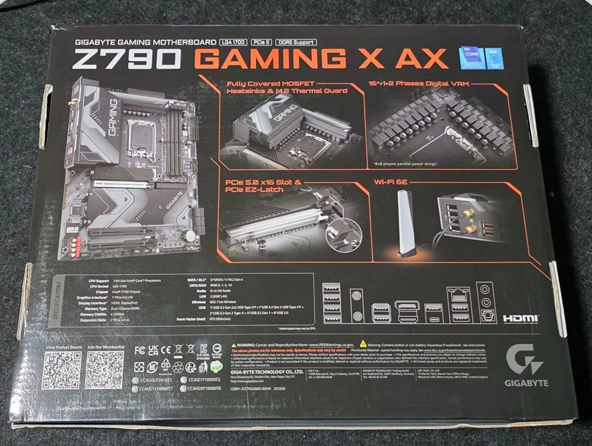 Gigabyte Z790 Motherboard + I5-14600K CPU - Image 2