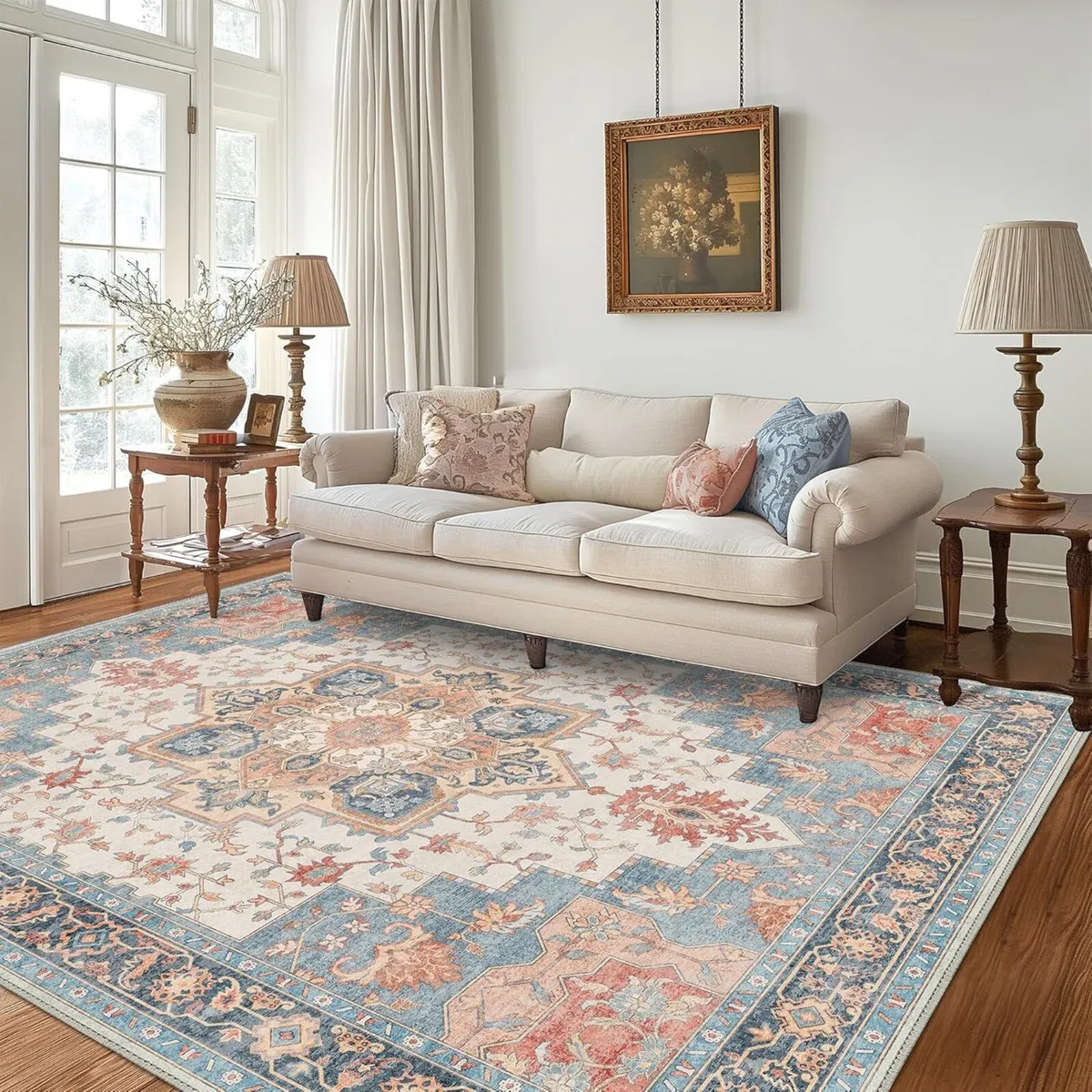 Rugs Living Room Large 160x230cm Vintage Boho - Image 1