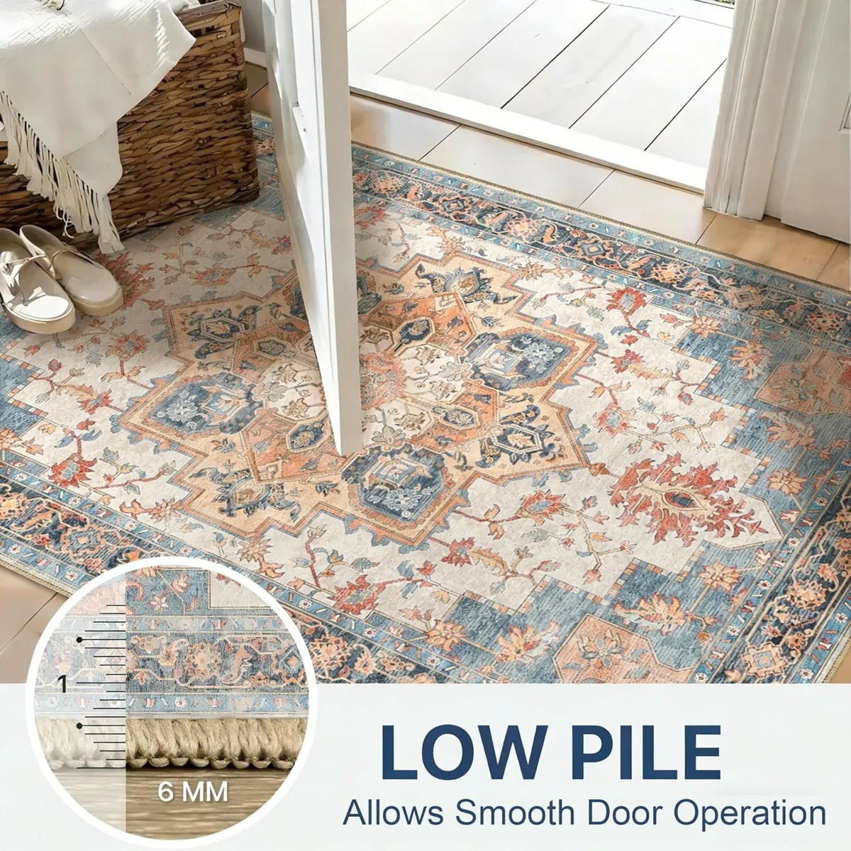 Rugs Living Room Large 160x230cm Vintage Boho - Image 4