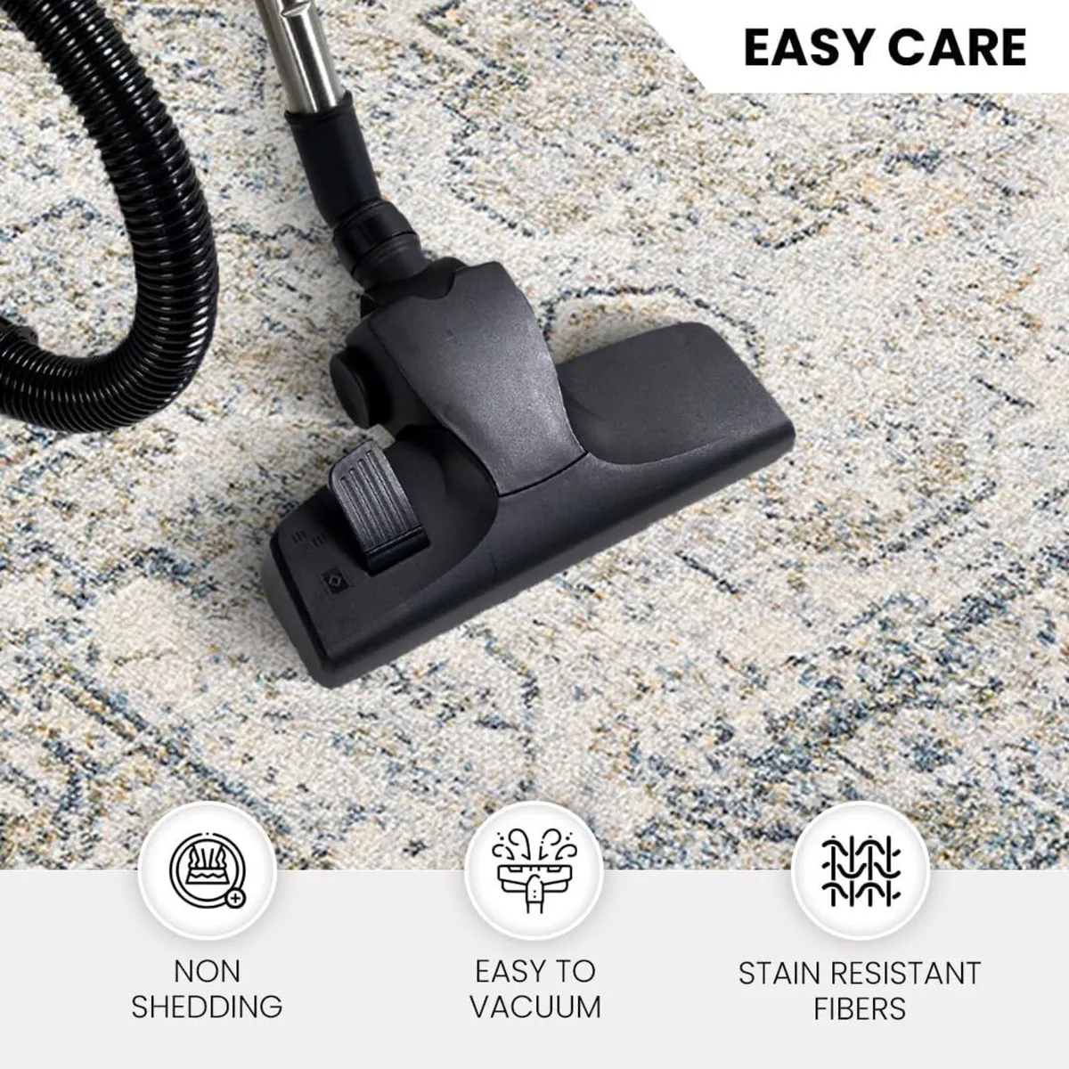 Vivian Lusail Machine Washable Carpet 160x213 cm - Image 2