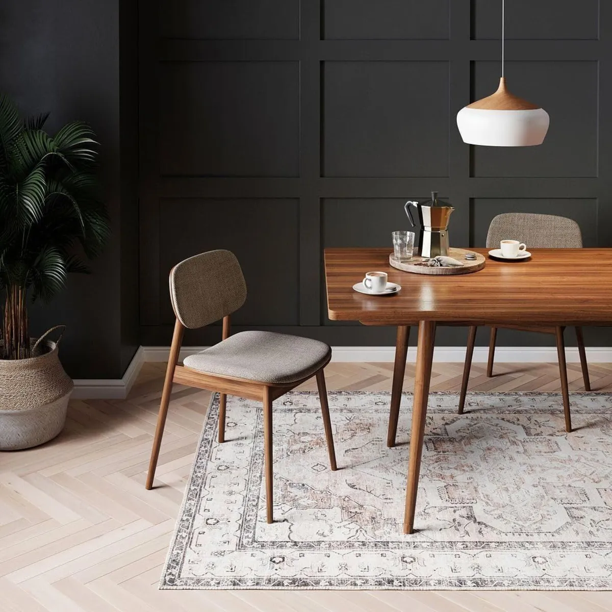 Classic Distressed Living Room Area Rug Vintage - Image 2