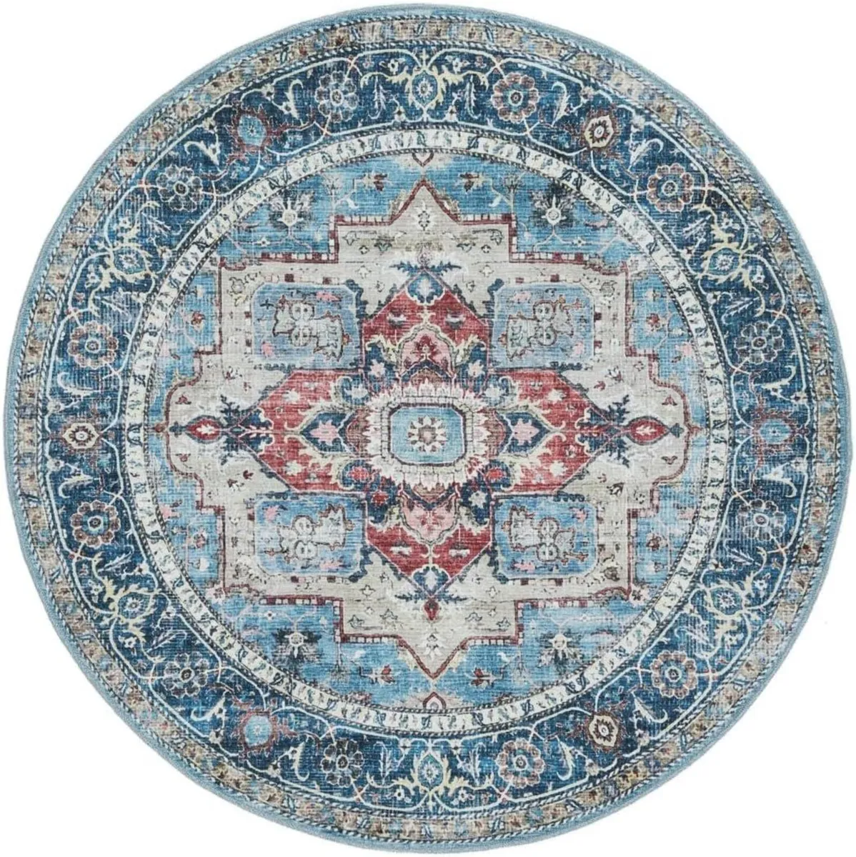 Georgia Rug Modern carpets Ø 3′11″ ft (Ø 120 cm) - Image 1