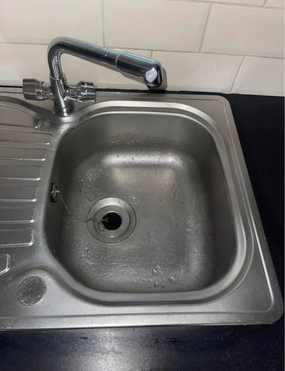 Stainless Steel Kitchen Sink & Tap - Image 2