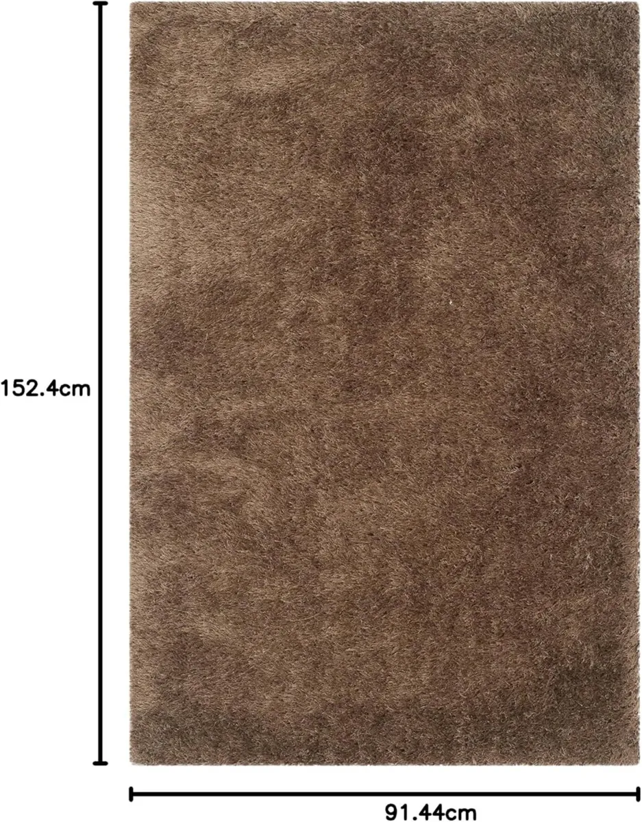Shaggy Indoor Hand Tufted Rectangle Area Rug - Image 2