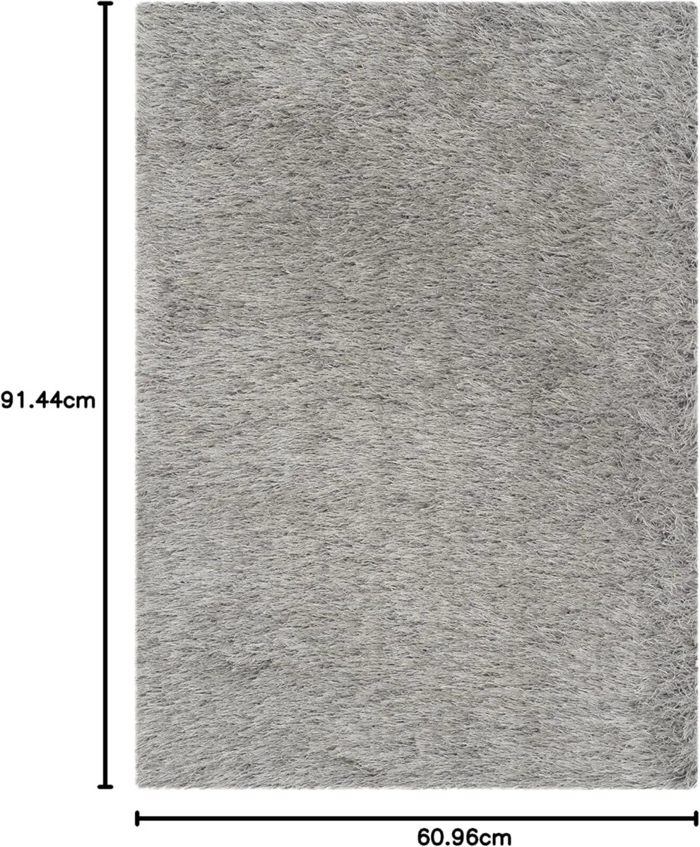 Shaggy Indoor Hand Tufted Accent Area Rug Venice - Image 2