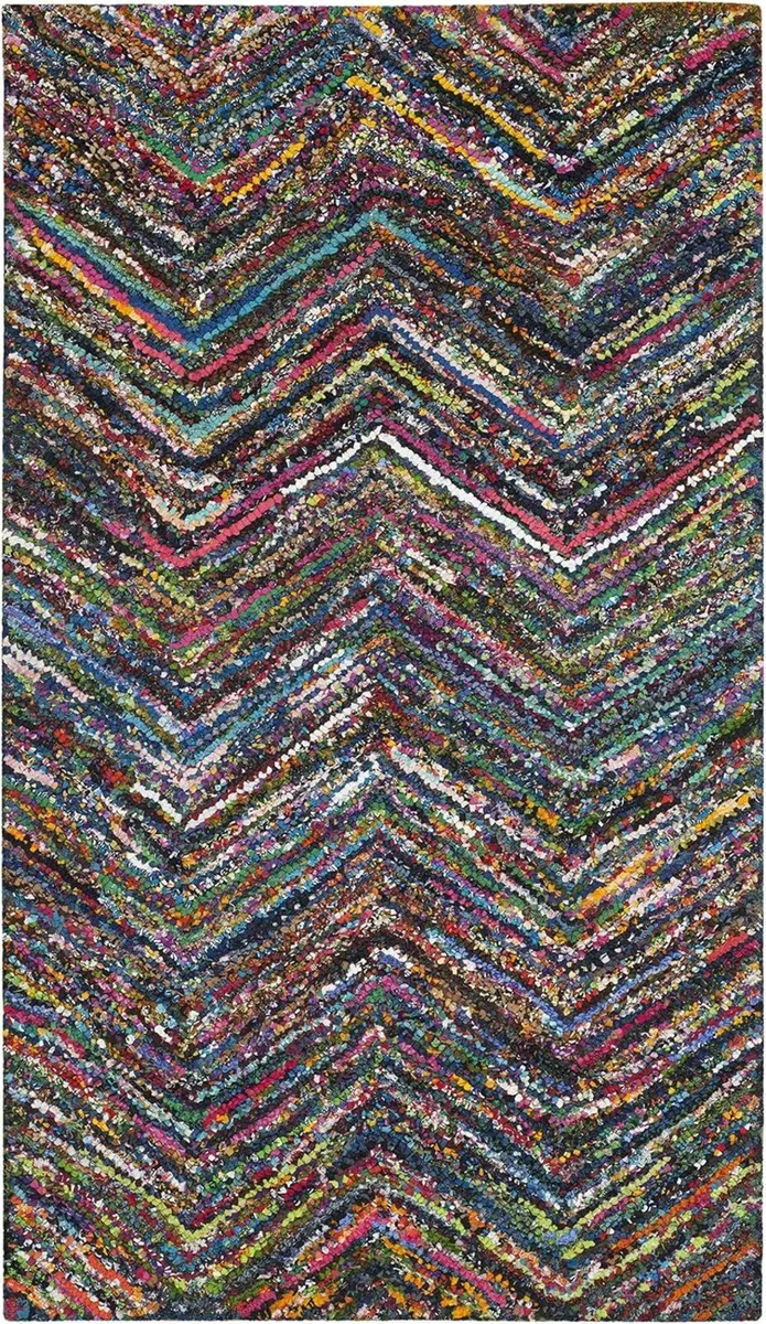 Transitional Indoor Hand Tufted Rectangle Area - Image 2