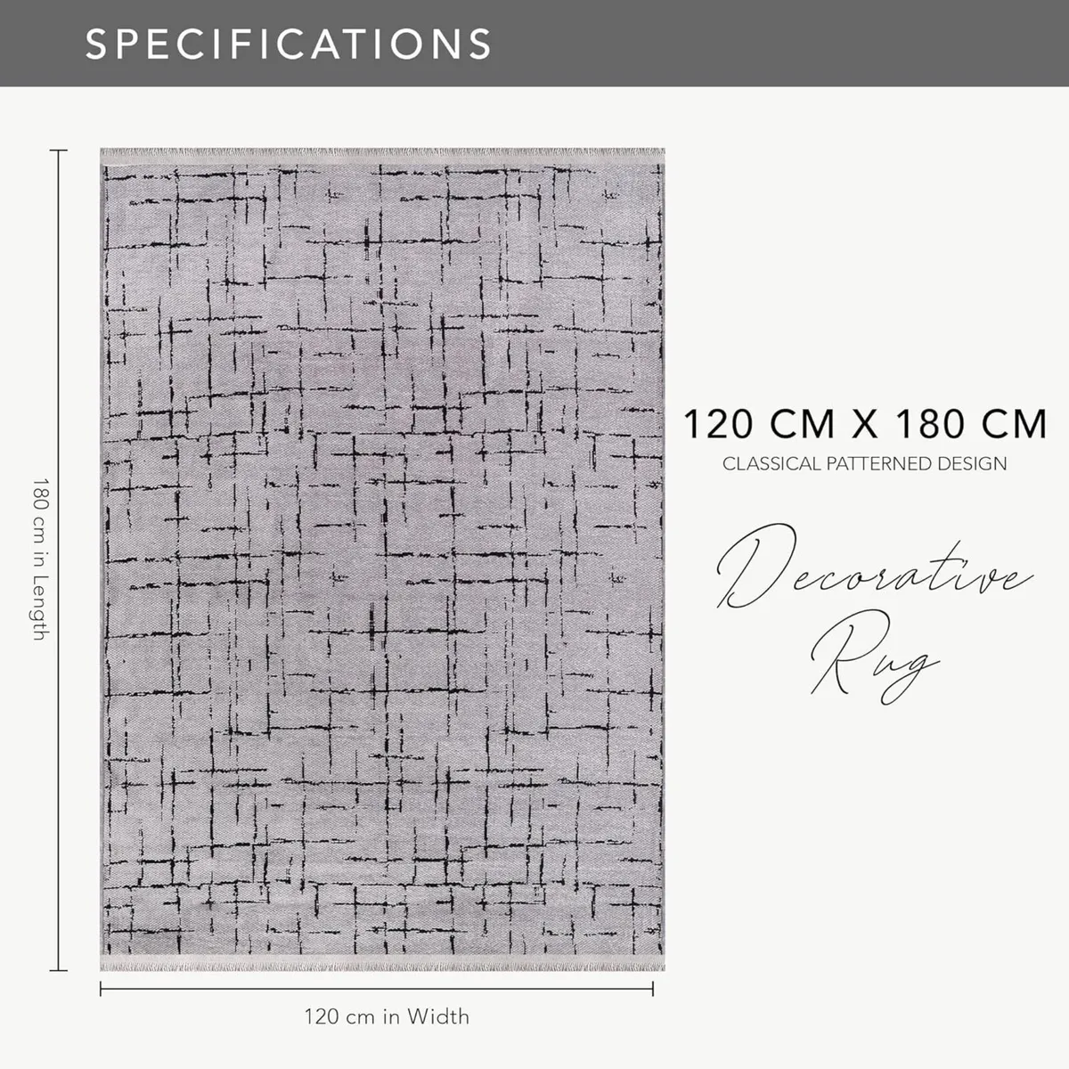 Rugs Living Room - Machine Washable Rug Low Pile - Image 2