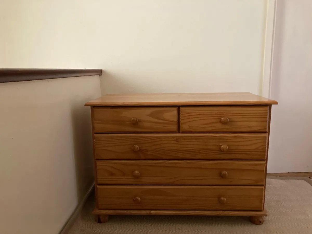 Pine Chest of Drawers - Image 1