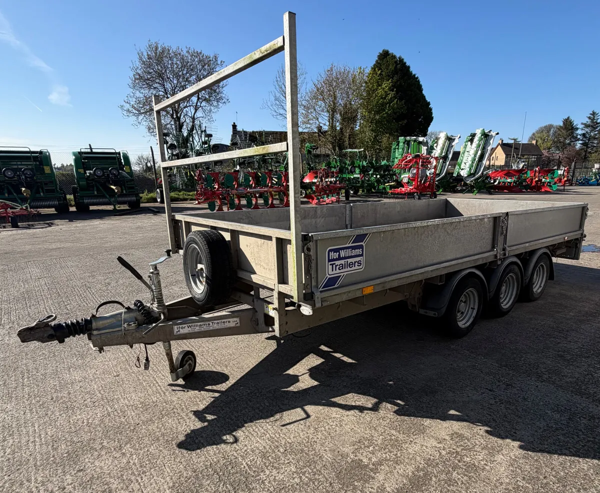 Ifor Williams 14x6’6” builders trailer - Image 1