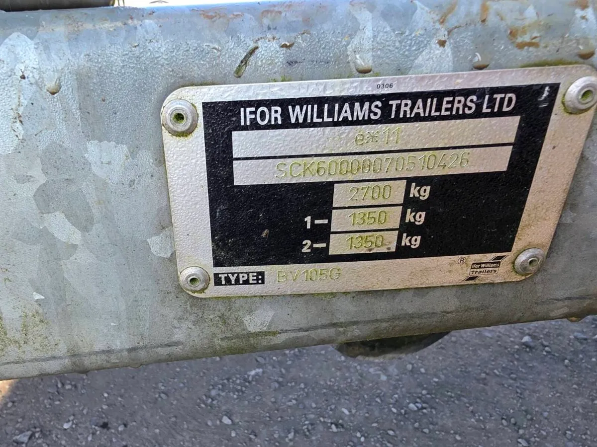 Ifor Williams BV105G Box Trailer - Image 4