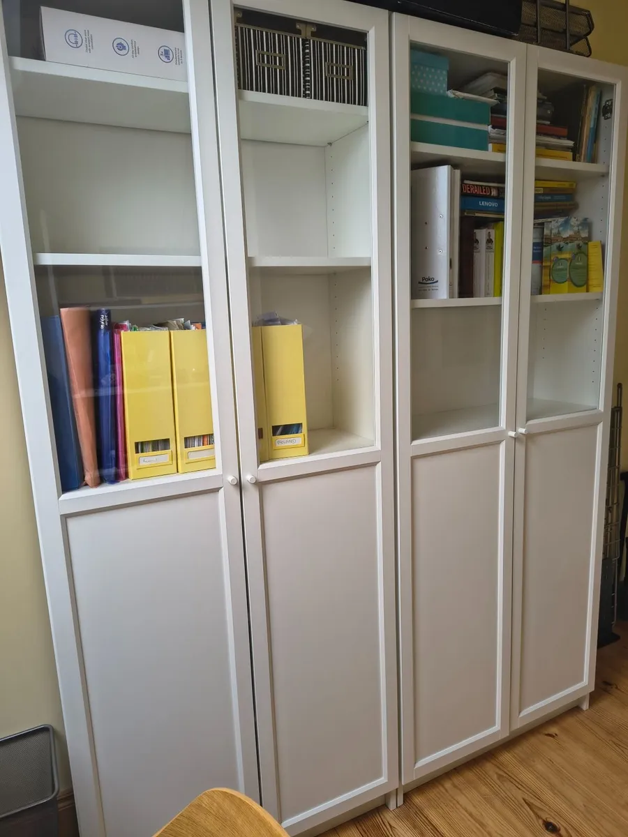Ikea billy bookcases White x 3 - Image 2