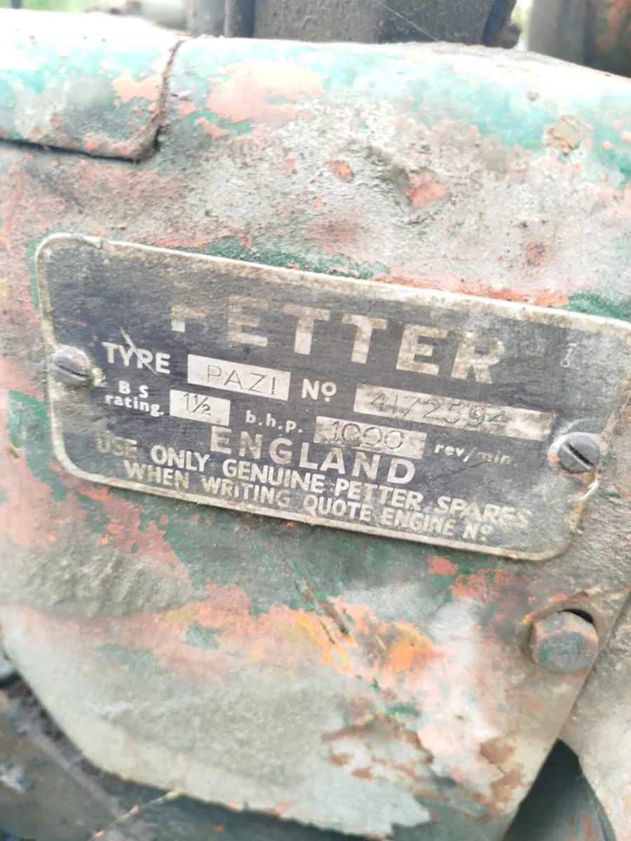Lister 1/1/2 hp pazi engine - Image 3