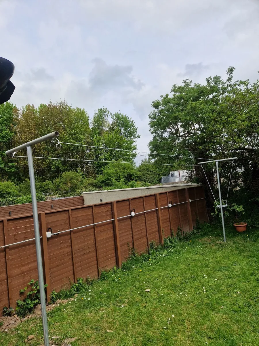 Munster Galvanized Clothes line - Image 1