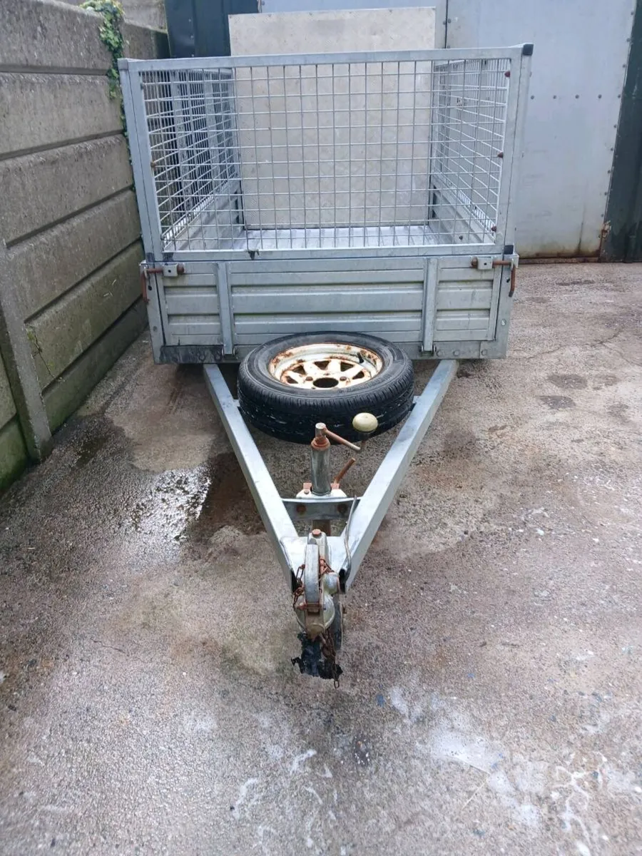 Galvanized trailer 7ft. By 4ft - Image 2