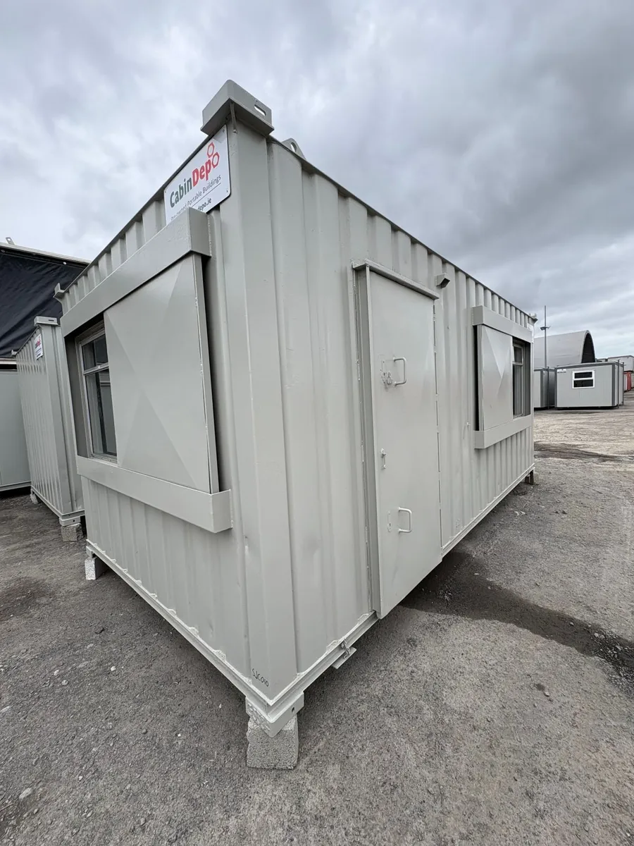 20ft x 10ft (6m x 3m) Open Plan Office Cabin - Image 2