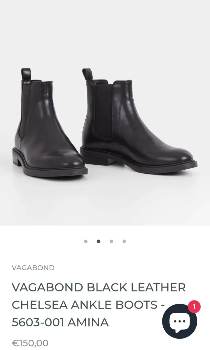 Leather Ankle Boots Size 4 - Image 2