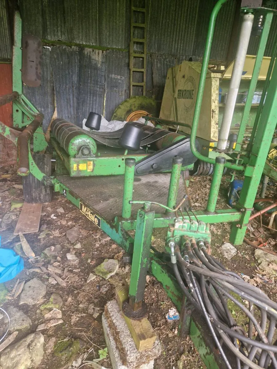 McHale 991 wrapper and Krone 130 ministop baler. - Image 2
