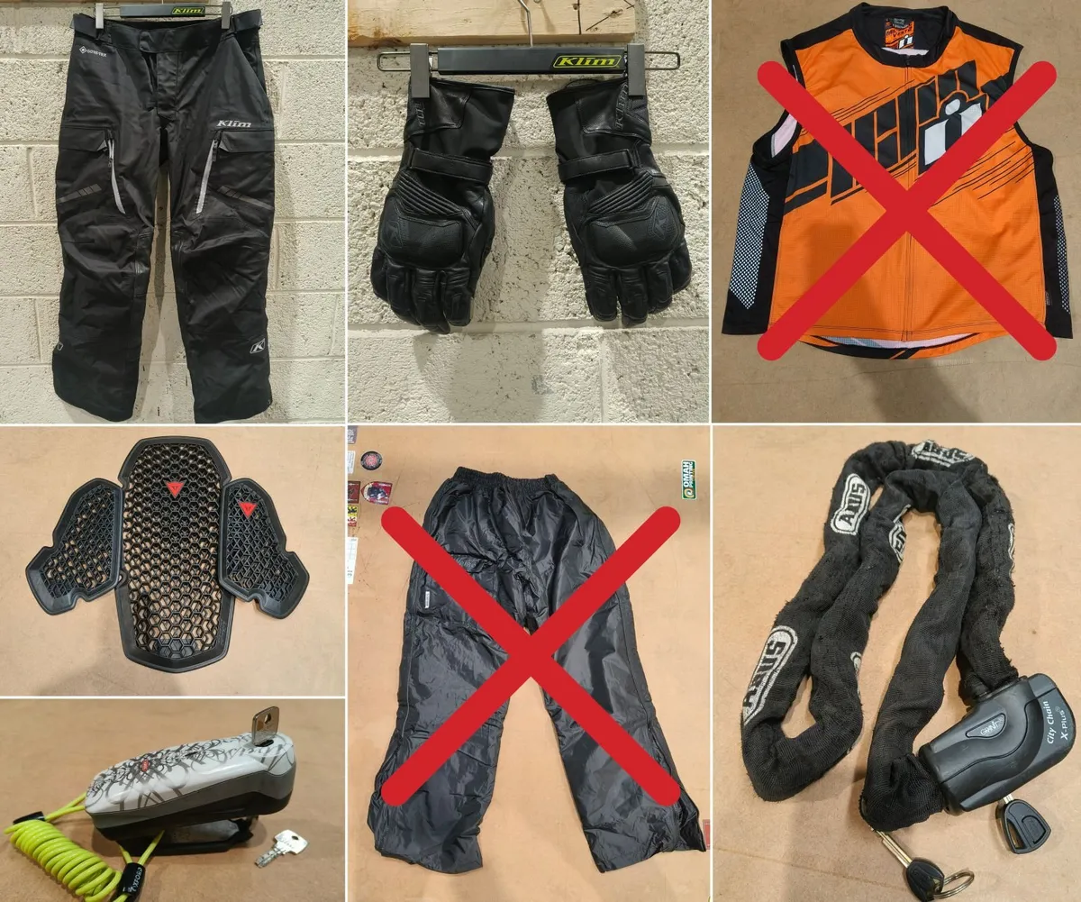 Klim, Dainese  & ABUS gear - Image 1
