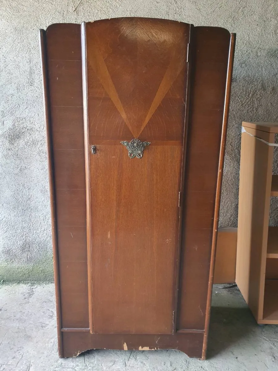 Vintage Art Deco Wardrobe - Image 1