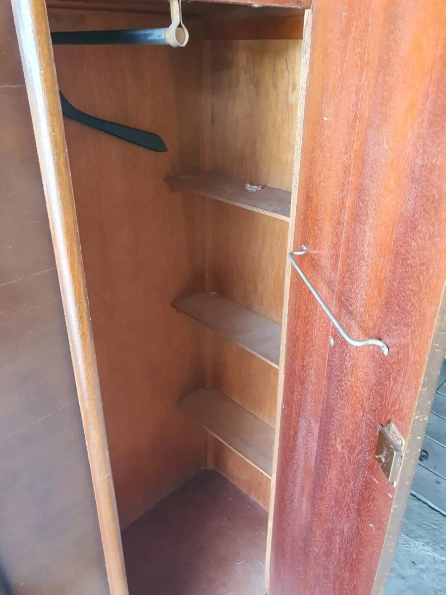 Vintage Art Deco Wardrobe - Image 4