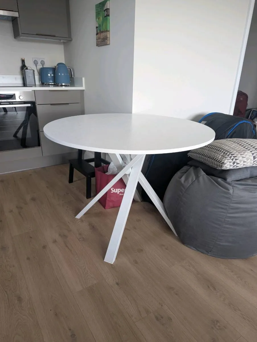 Ikea Mariehamn Dining Table White - Image 1