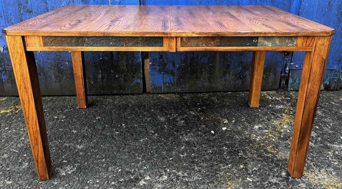 Oak Table & Chairs - Image 3