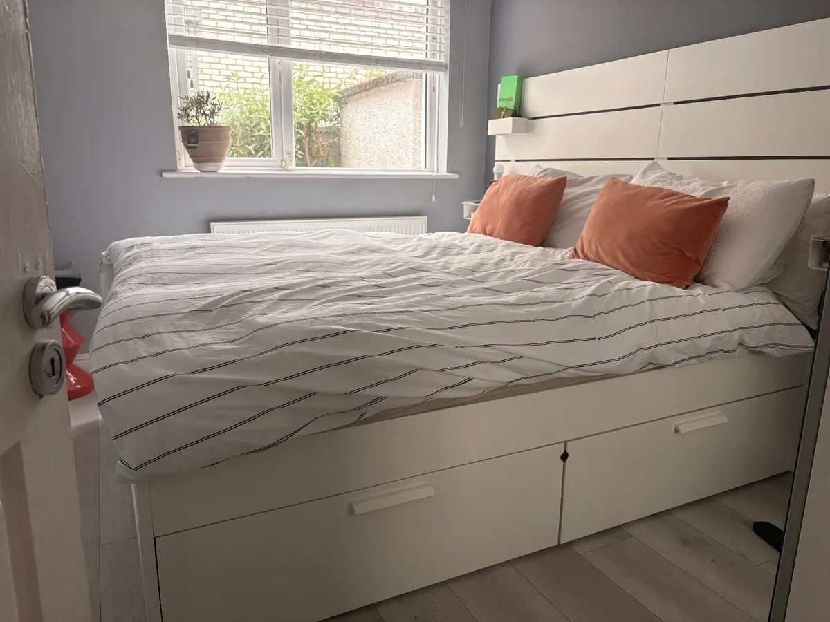 Ikea Bed and Mattress - KING