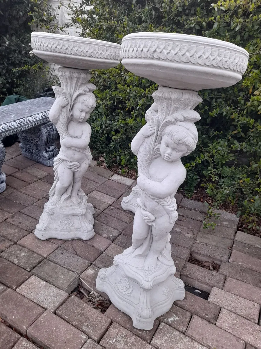 Angel Bird Bath - New - Only 85 - Image 2